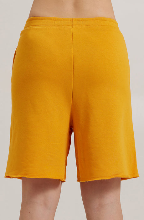 Pantalones cortos con logo estampado MagicBee - Naranja