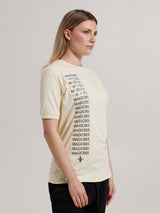 MagicBee Reflective Detail Logo Tee - Beige