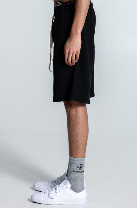 MagicBee Matt Logo Shorts - Black