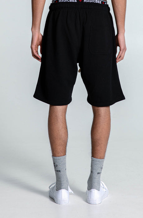 MagicBee Matt Logo Shorts - Black
