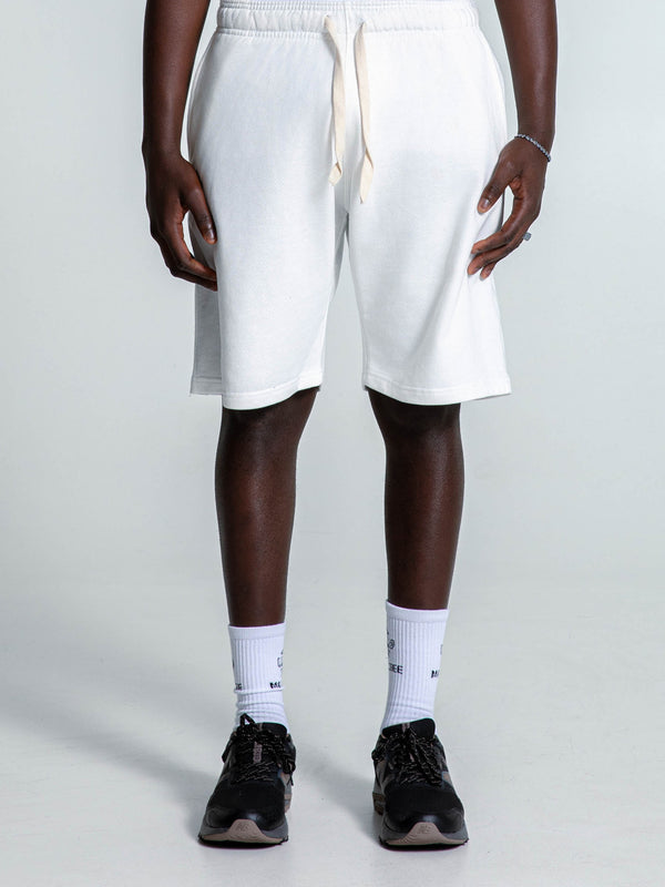 MagicBee Matt Logo Shorts - Off White