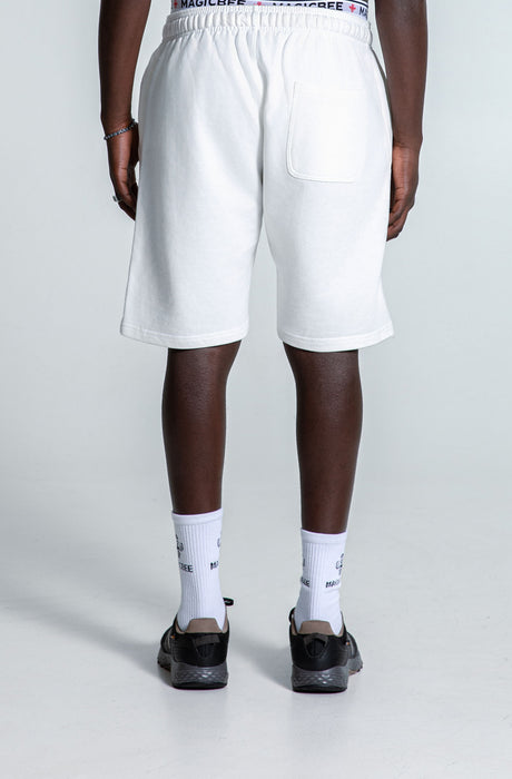 MagicBee Matt Logo Shorts - Off White