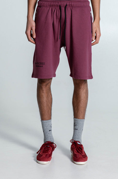 MagicBee Originals Logo Shorts - Burgundy