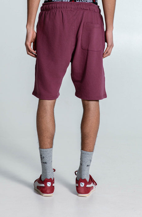 MagicBee Originals Logo Shorts - Burgundy