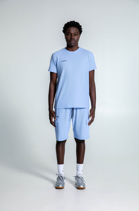 MagicBee Waffle Cargo Shorts - Lilac