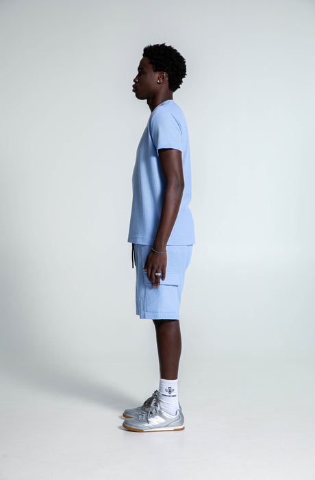 MagicBee Waffle Cargo Shorts - Lilac