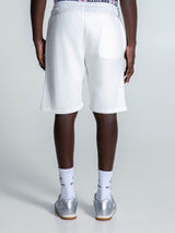 MagicBee Originals Embossed Logo Shorts - Off White