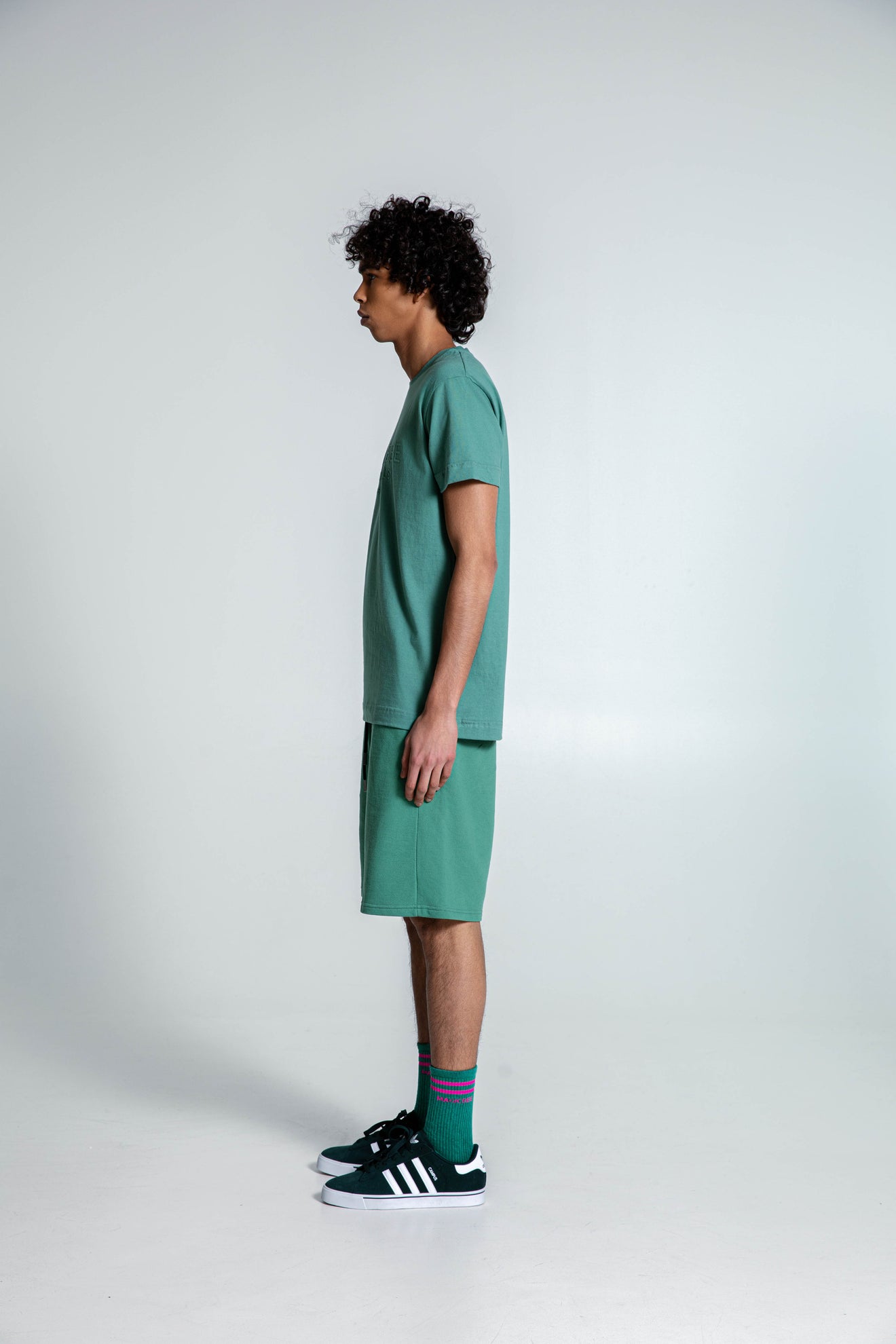 MagicBee Originals Embossed Logo Shorts - Light Green