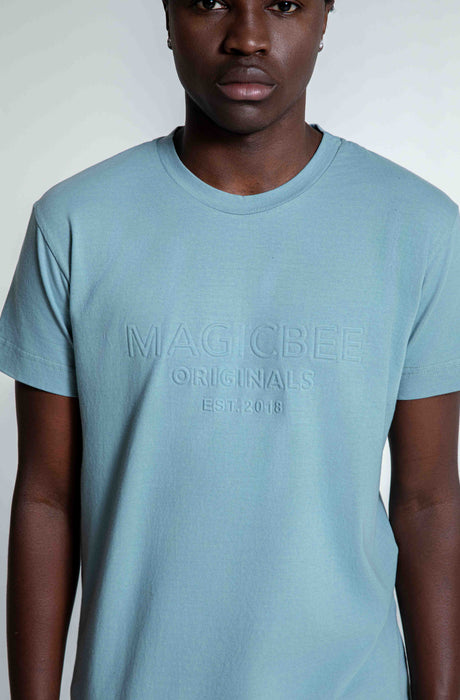 MagicBee Originals Embossed Logo - Light Blue