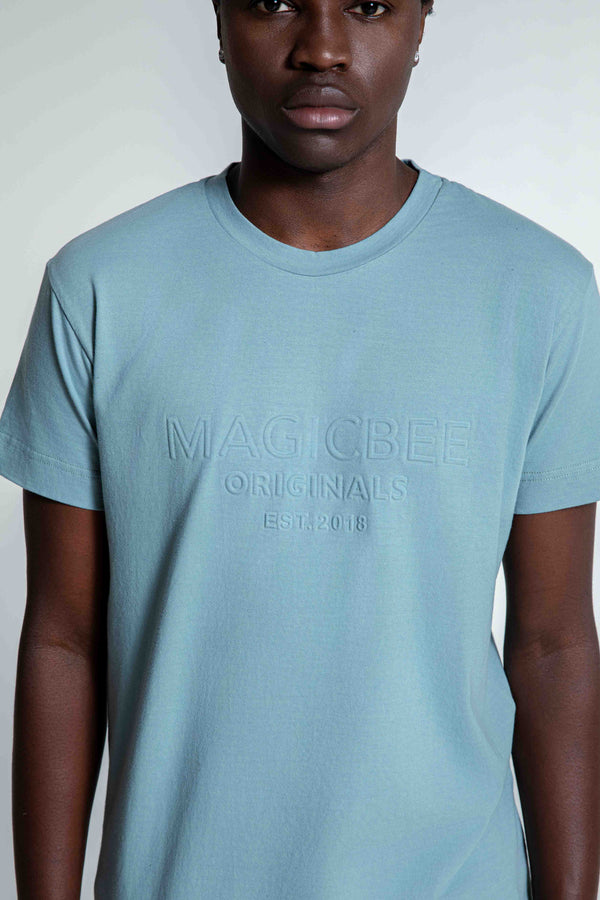 MagicBee Originals Embossed Logo - Light Blue
