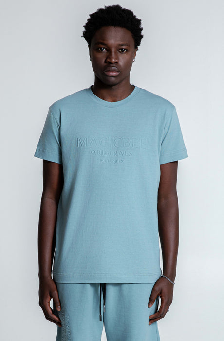 MagicBee Originals Embossed Logo - Light Blue