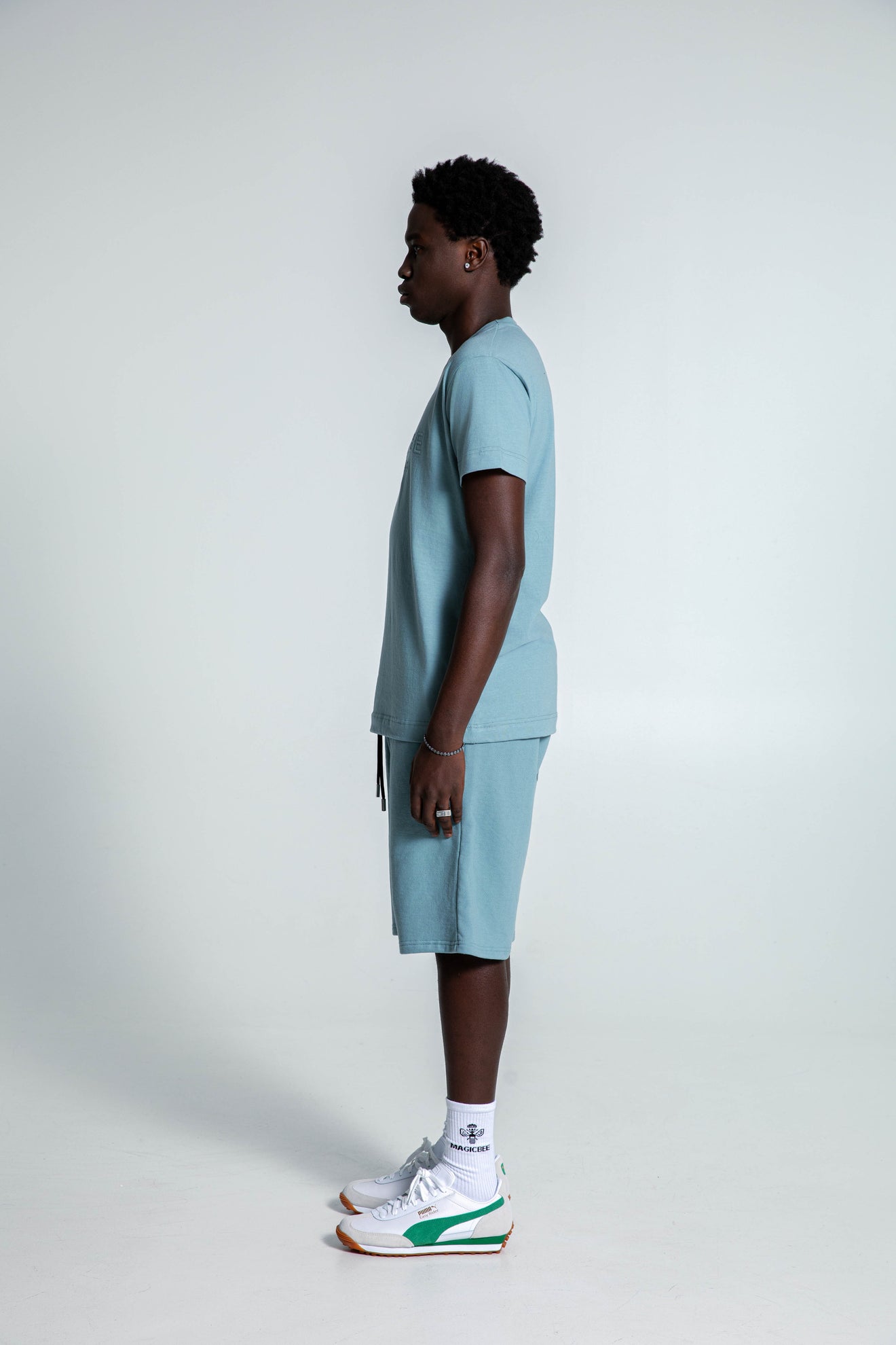 MagicBee Originals Embossed Logo - Light Blue