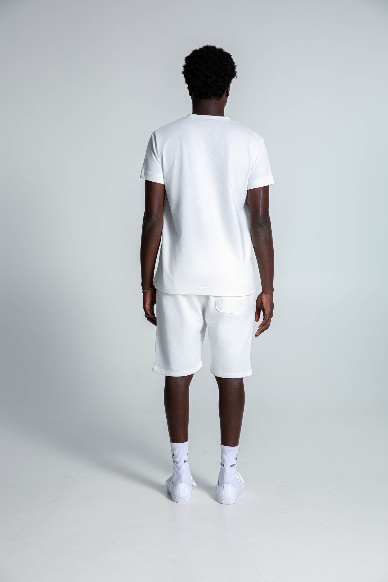 MagicBee Originals Logo Shorts - Off White