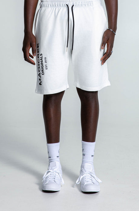 MagicBee Originals Logo Shorts - Off White