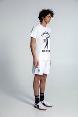 MagicBee Embroidered Golf Logo Shorts - Off White