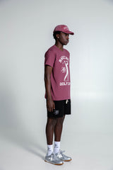 MagicBee Golf Logo Tee - Burgundy