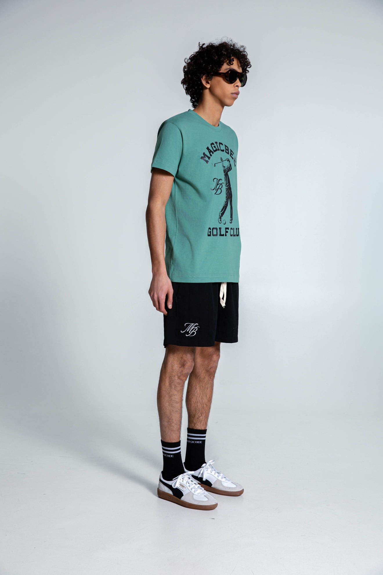 MagicBee Golf Logo Tee - Light Green