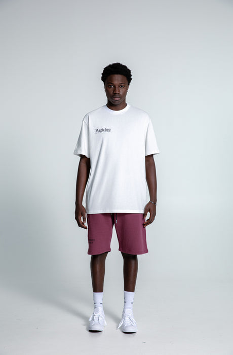 MagicBee Tennis Court Logo Tee - Off White