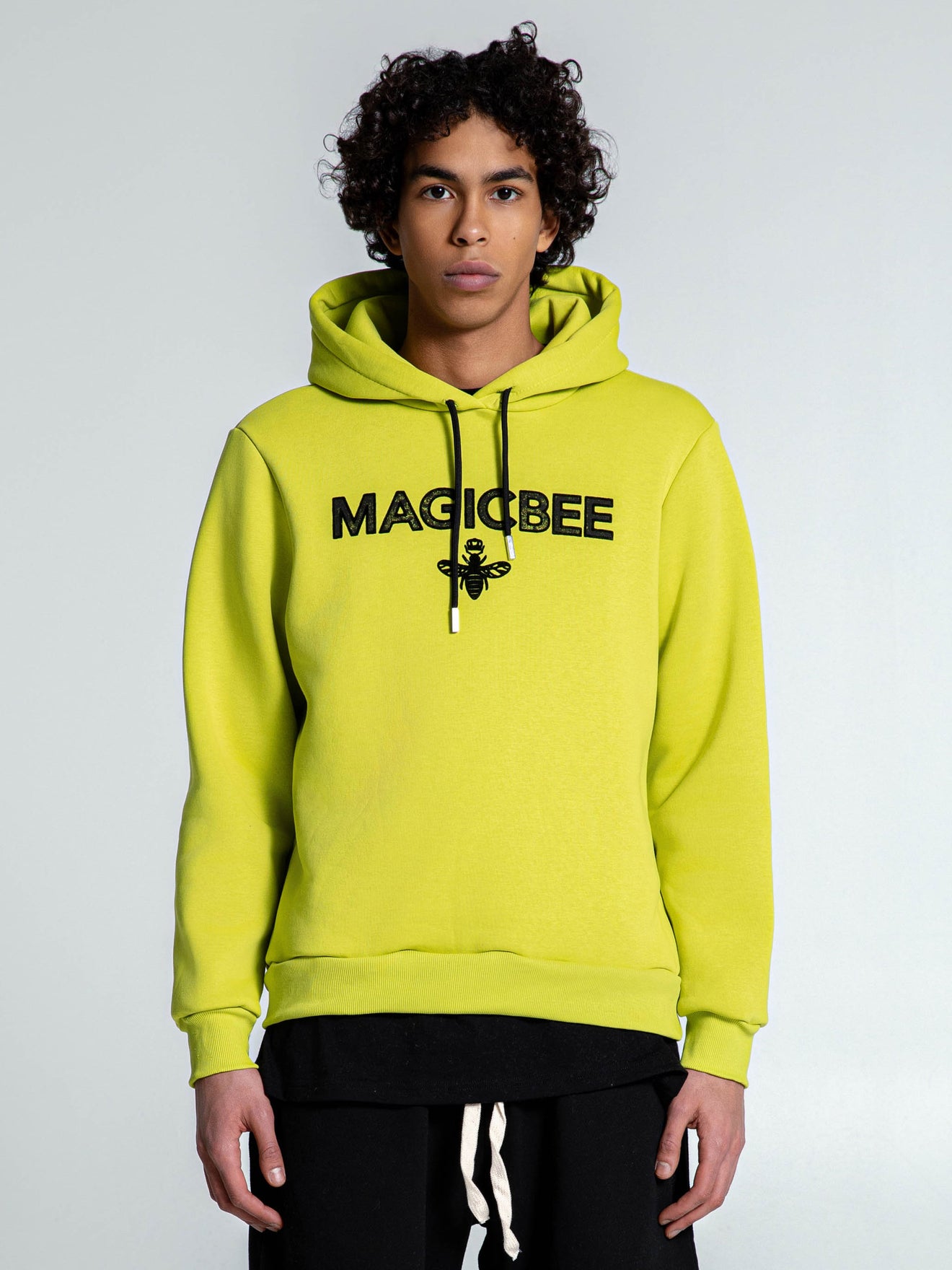 MagicBee Essential Logo Hoodie - Neon Green