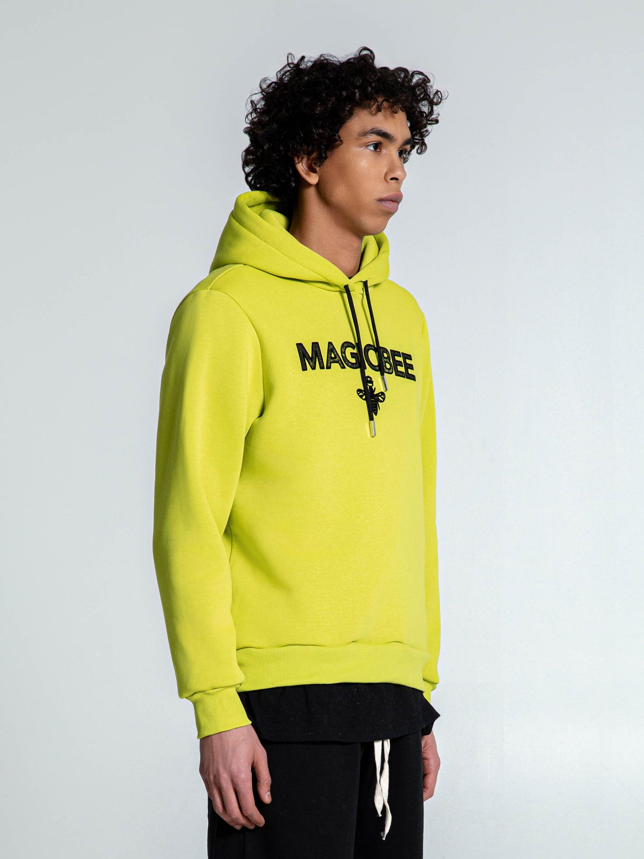 MagicBee Essential Logo Hoodie - Neon Green