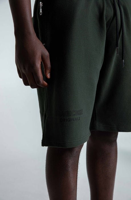 MagicBee Originals Logo Shorts - Khaki