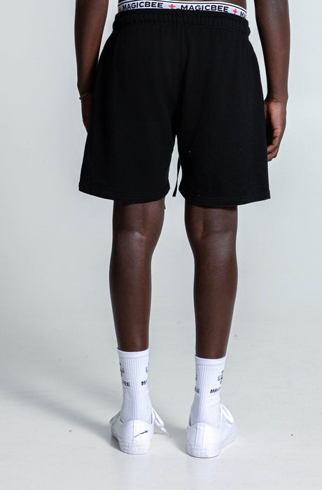 MagicBee Collegiate Logo Shorts - Black