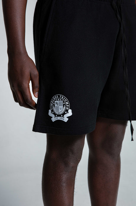 MagicBee Collegiate Logo Shorts - Black
