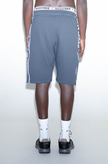 MagicBee Reflected Logo Tape Shorts - Anthracite (Special Edition)