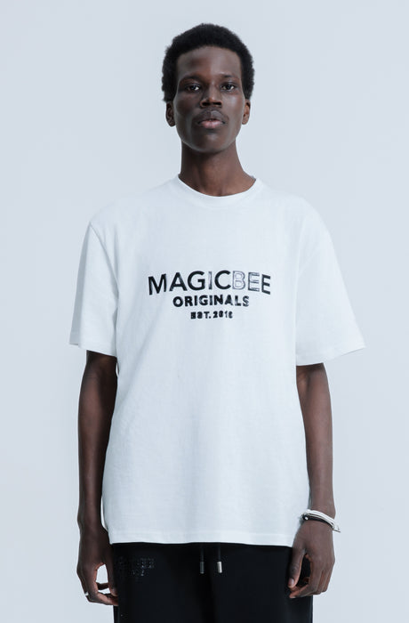 MagicBee 3d Logo Tee - Off White