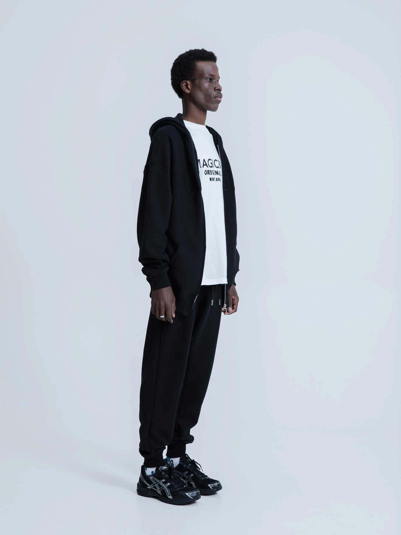 MagicBee MGB Embroidered Logo Jacket - Black