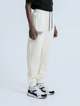 MagicBee Originals 3D Logo Zip Pants - Beige