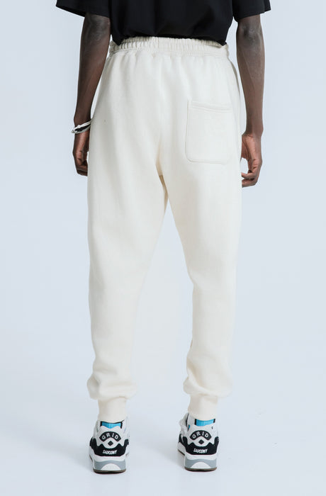 MagicBee Originals 3D Logo Zip Pants - Beige