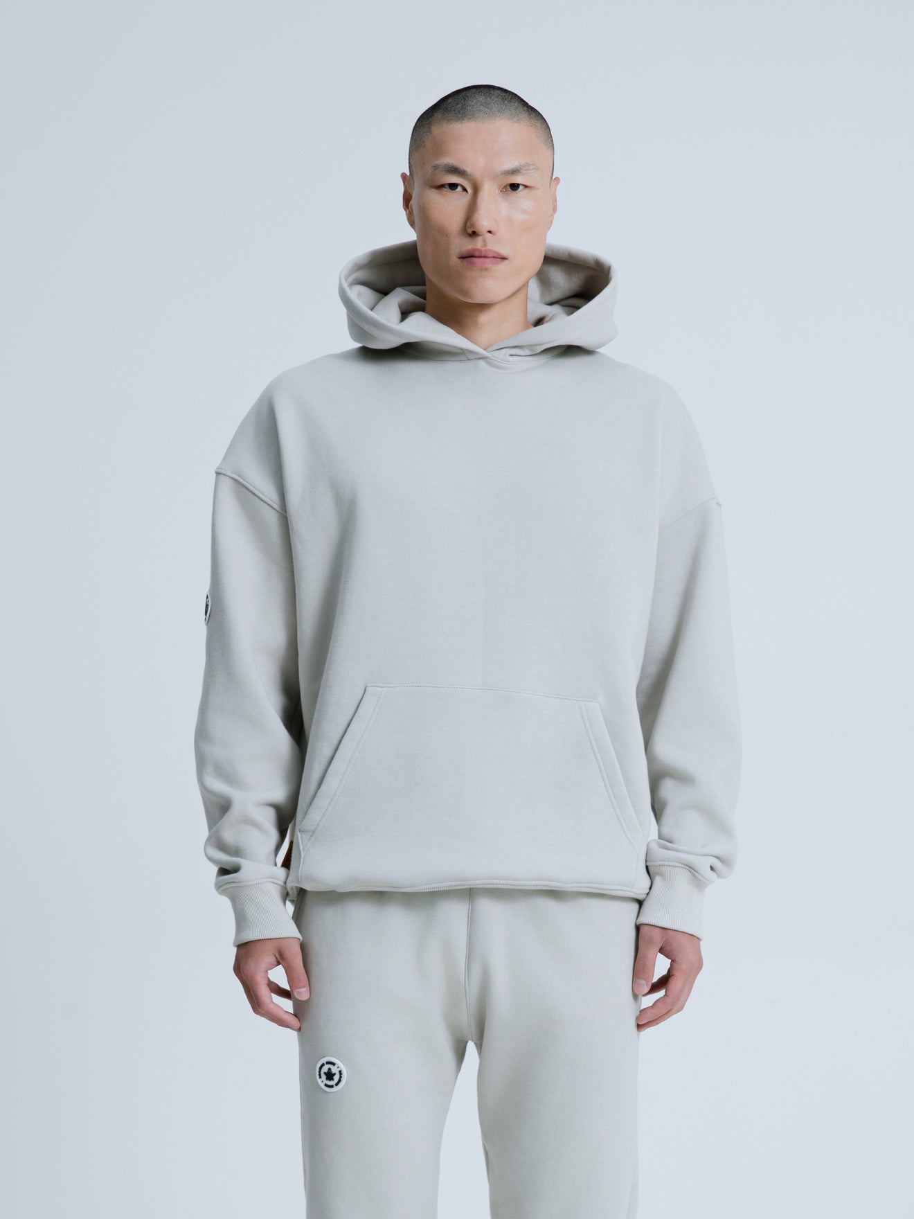 MagicBee Bee Logo Hoodie - Ice Grey