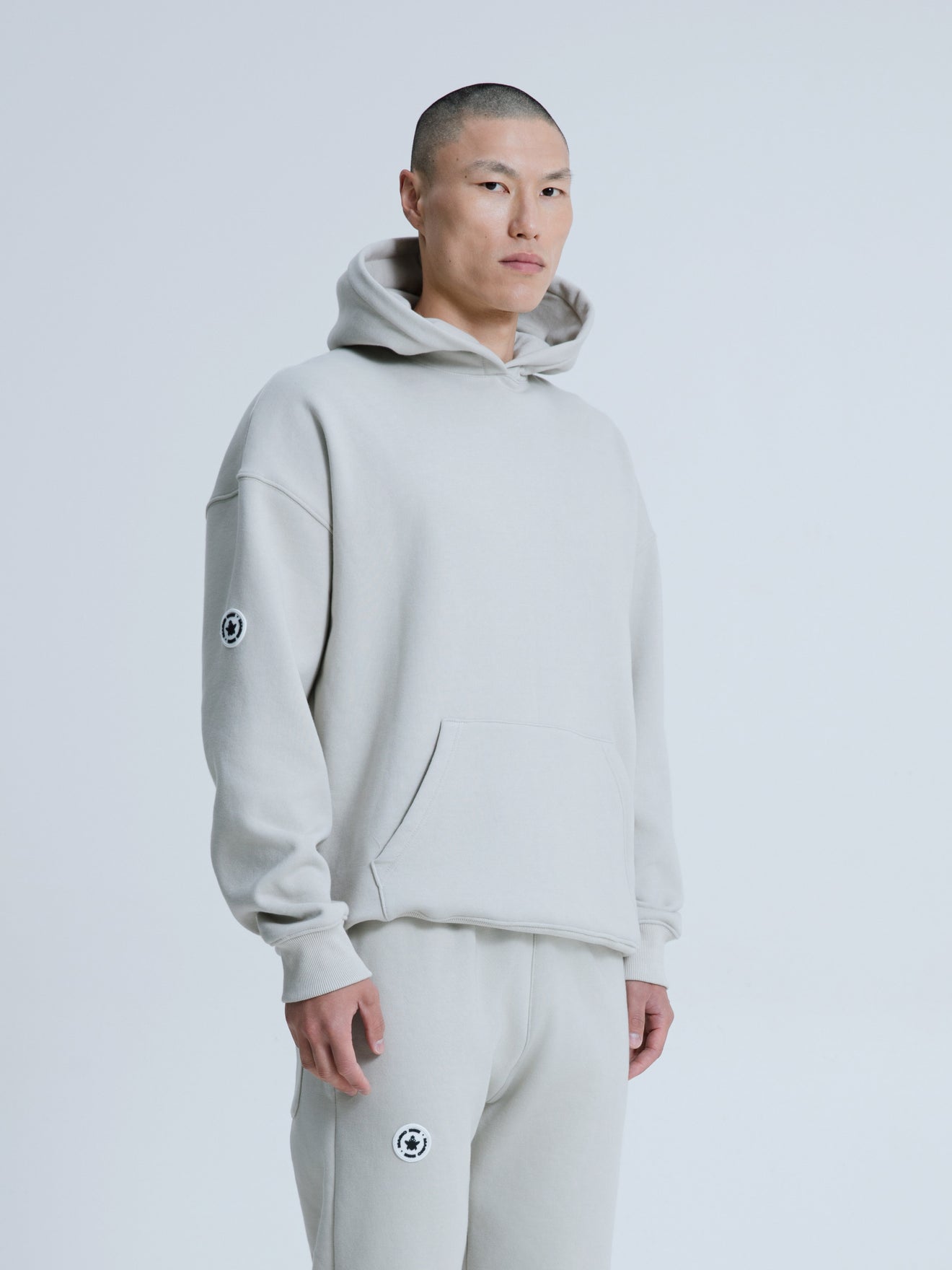 MagicBee Bee Logo Hoodie - Ice Grey