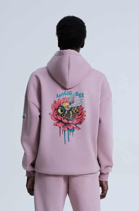 MagicBee Bee Logo Hoodie - Dusty Rose