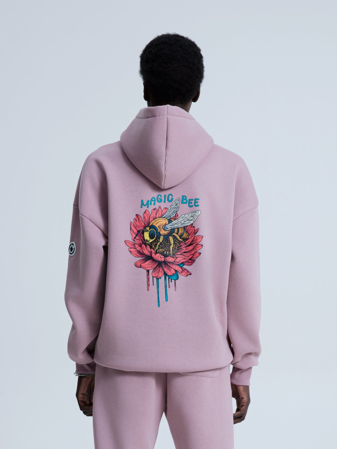 MagicBee Bee Logo Hoodie - Dusty Rose