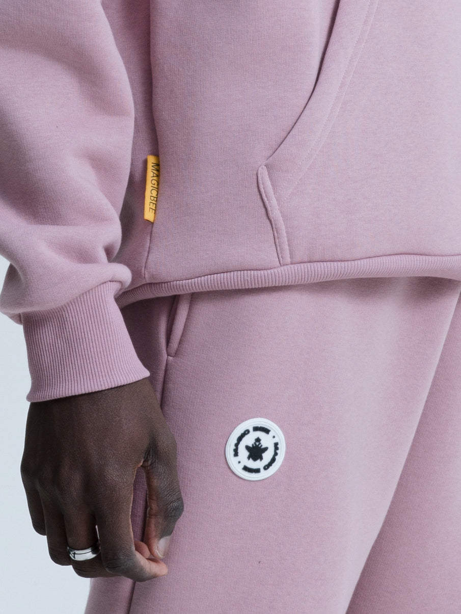 MagicBee Bee Logo Hoodie - Dusty Rose
