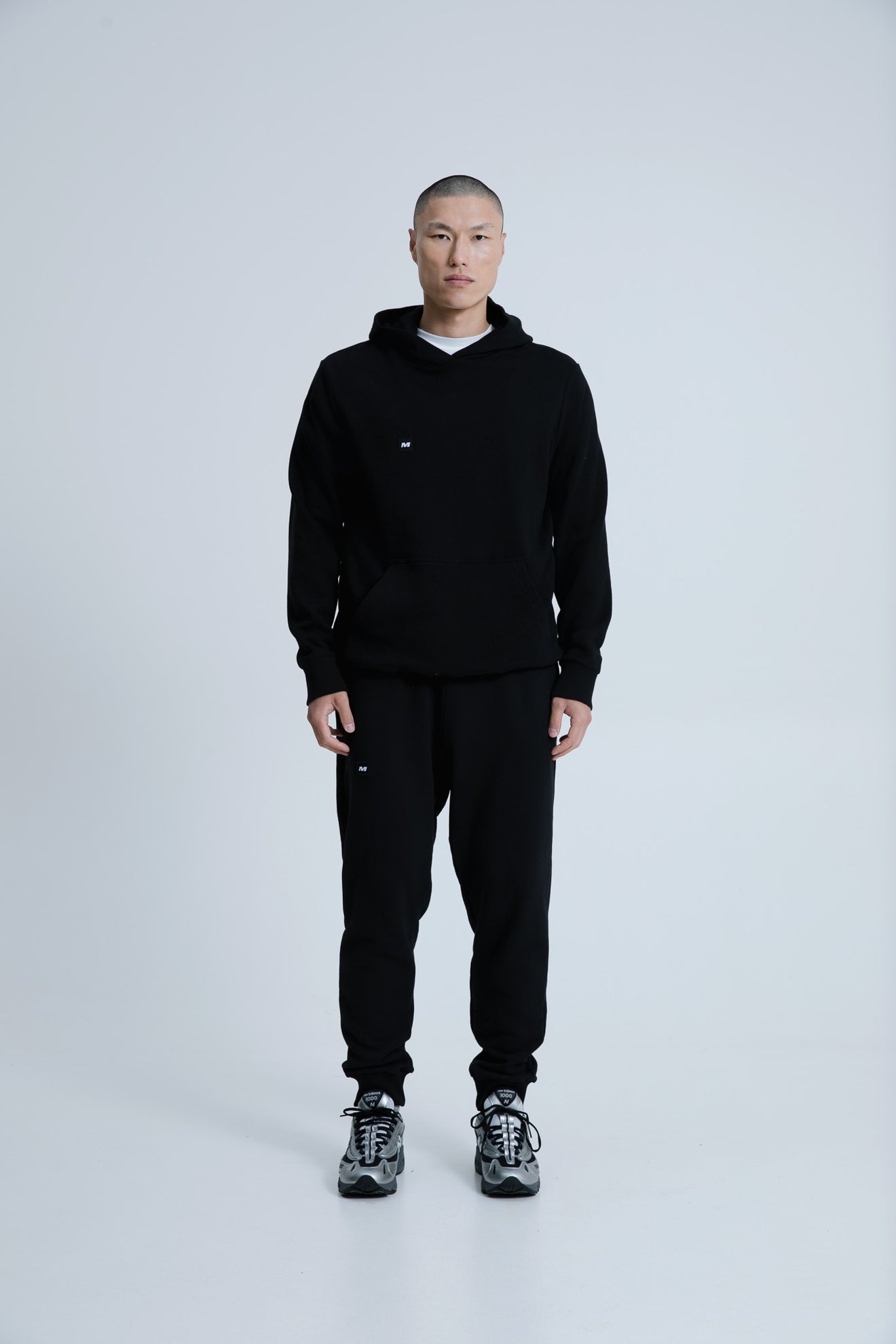 MagicBee Iceberg Logo Hoodie - Black