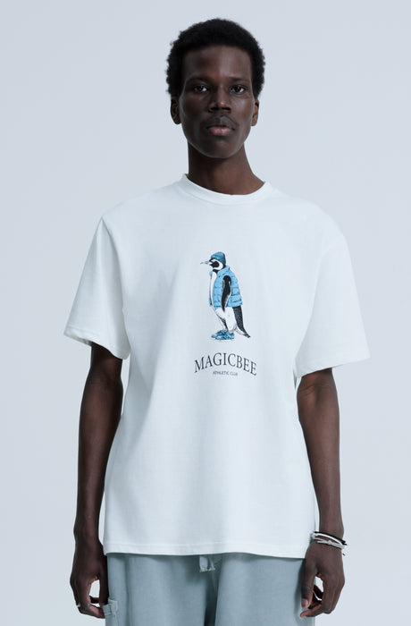 MagicBee Penguin Unisex Tee - Off White
