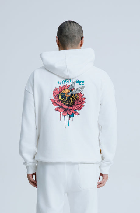 MagicBee Bee Logo Hoodie - Off White
