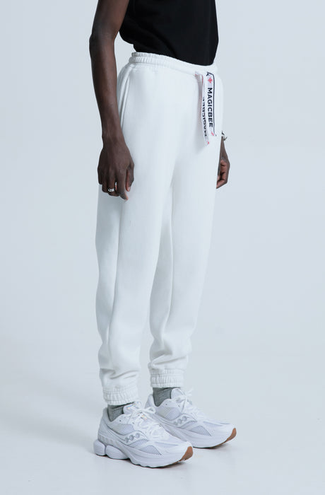 MagicBee Elastic Cord Tape Pants - Off White