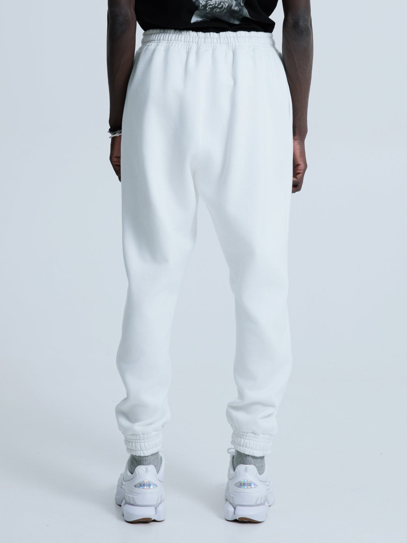 MagicBee Elastic Cord Tape Pants - Off White