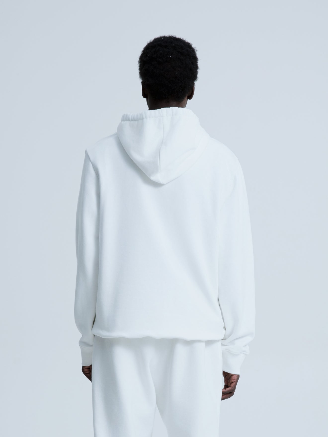 MagicBee Elastic Cord Tape Hoodie - Off White