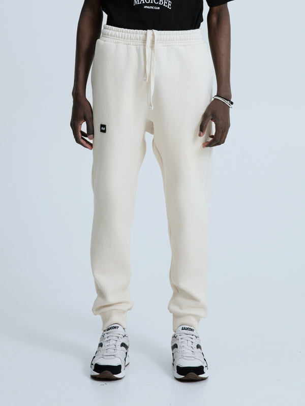 MagicBee Monogram Logo Pants- Beige