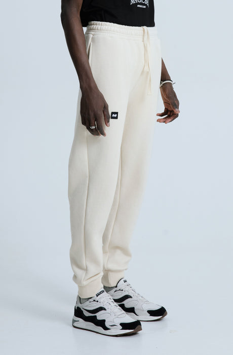 MagicBee Monogram Logo Pants- Beige