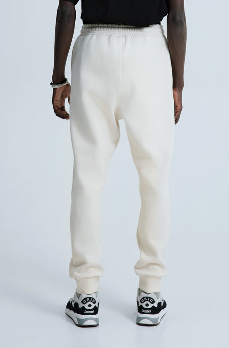 MagicBee Monogram Logo Pants- Beige