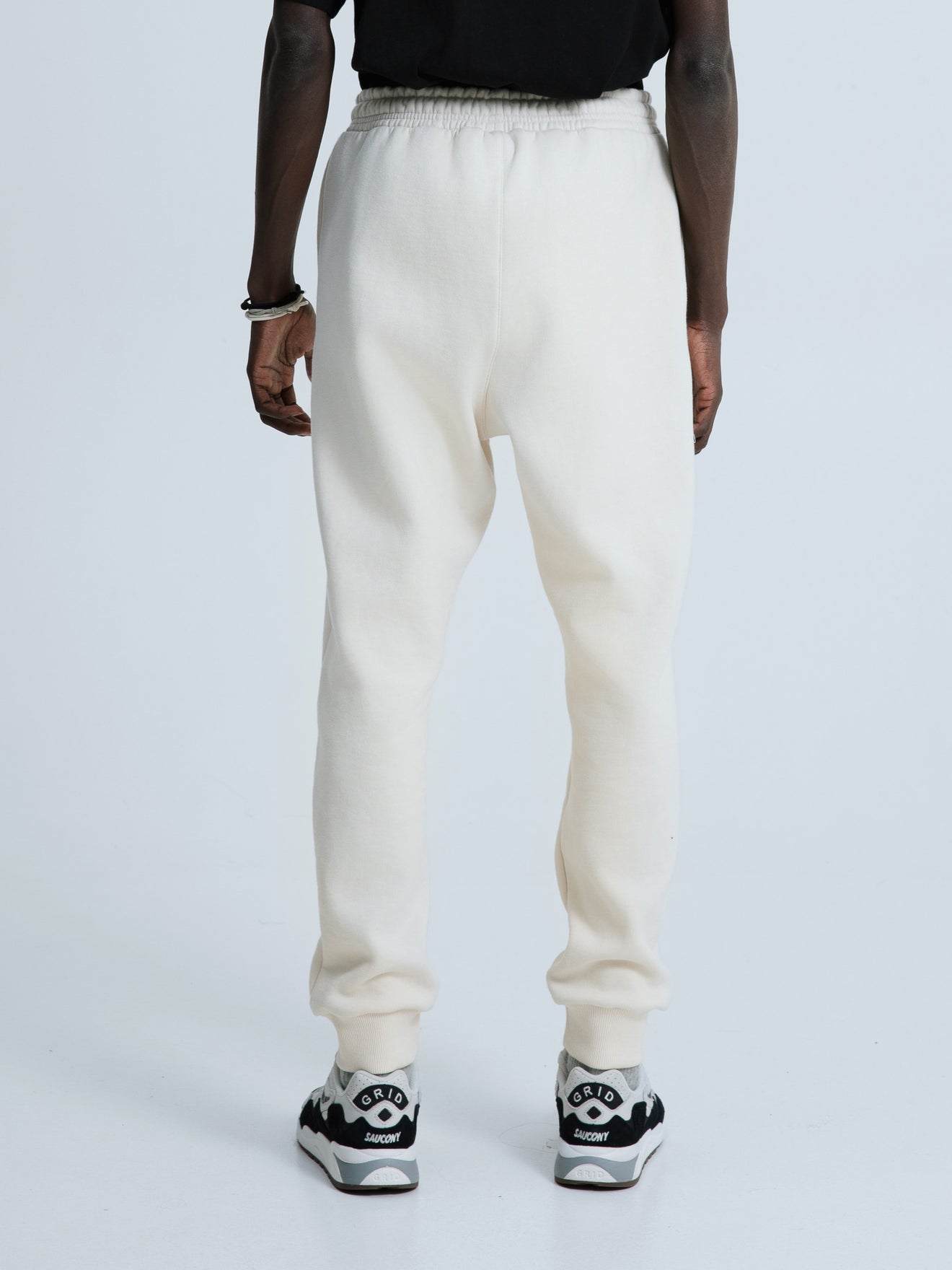 MagicBee Monogram Logo Pants- Beige