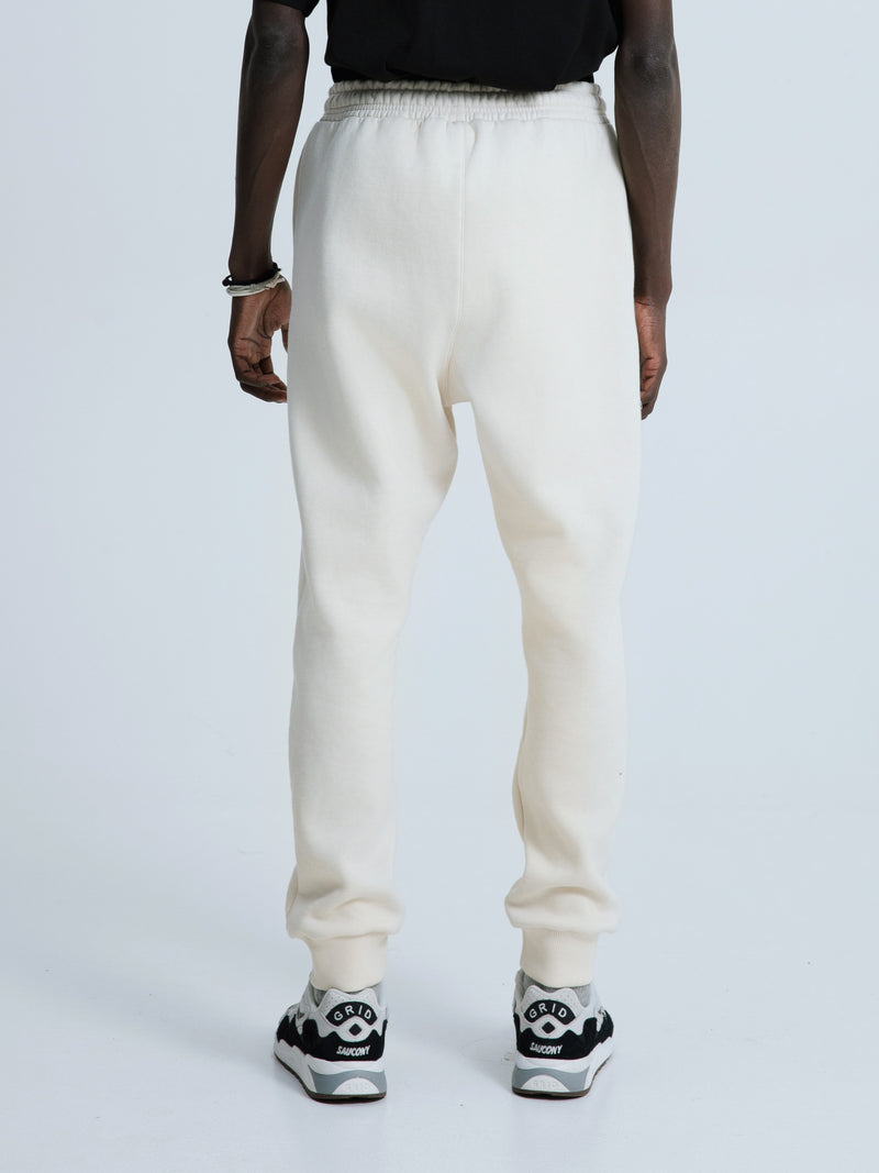 MagicBee Monogram Logo Pants- Beige