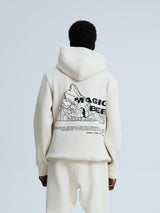 MagicBee Iceberg Logo Hoodie - Beige