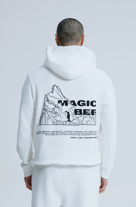 MagicBee Iceberg Logo Hoodie - Off WHite